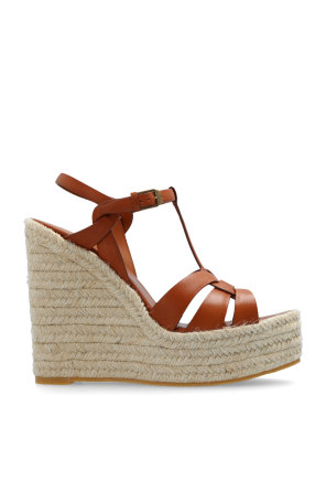 【関税＆送料込み】Versace Beige Wedges With Adjustable Buc Versace Wedge Sandals | Women's Shoes | Vitkac